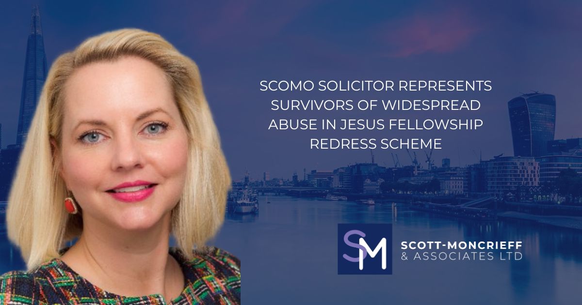 Scomo Solicitor Represents Survivors of Widespread Abuse in Jesus Fellowship Redress Scheme